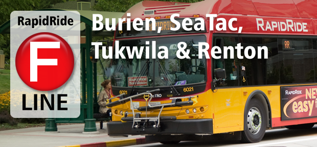RapidRide F Line coming to Burien, SeaTac, Tukwila and Renton