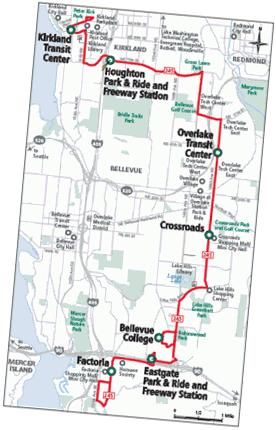 Route 245 map