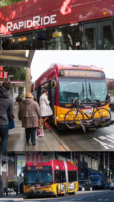 RapidRide photo montage
