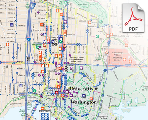 Download a PDF map of U-District