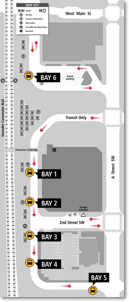 Auburn Station boarding locations