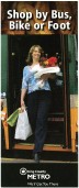Shop by bus, bike or foot brochure