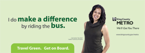 I do Make a Difference by riding the bus